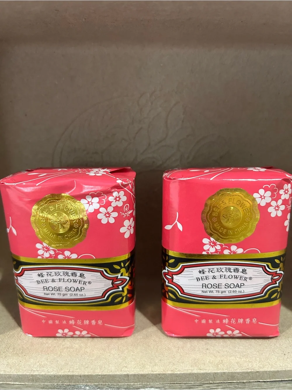 Bee & Flower Bar Soap Rose